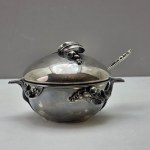 Hefra Resovia - sugar bowl design lily of the valley 1970s