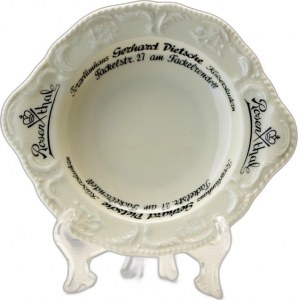 Rosenthal - Porzellanhaus Kaiserslautern advertising platter, 1930 [ advertisement ].