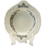 Rosenthal - Porzellanhaus Kaiserslautern advertising platter, 1930 [ advertisement ].