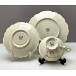 Sorau Zary porcelain trio ivory 1925-45