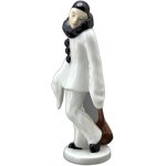 Figurka Pierrota z gitarą - Gebruder Heubach Kunst - 1920 r.