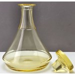 Bohemia crystal glass decanter - Czechoslovakia 1960s
