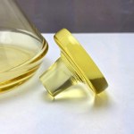 Bohemia crystal glass decanter - Czechoslovakia 1960s