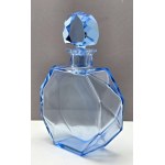 Art Deco blue decanter Karlove Wary Moser factory 1930s Karl Palda