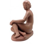 Duża ceramiczna figurka akt kobiety - Cortendorf - lata 50-te