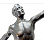 Large bronze statue ''Winner'' - Poland 1937