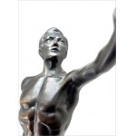 Large bronze statue ''Winner'' - Poland 1937