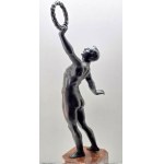 Large bronze statue ''Winner'' - Poland 1937