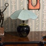 Unique Ikora uranium cabinet lamp WMF design Karl Wiedmann Germany 1930s