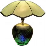 Unique Ikora uranium cabinet lamp WMF design Karl Wiedmann Germany 1930s