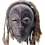 Large Chokwe tribal mask Mwana-Po type - Africa, Congo first half of 20th century