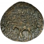 Large ceramic plaque of Don Quixote and Sancho Panza - 2nd half of the 20th century.