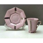 RGK pink porcelain cup - Czechoslovakia 1960s