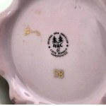 Wazon z różowej porcelany HC Chodov Czechy lata 90-te