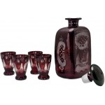 Bohemia Friedrich Egermann 1960s liqueur set