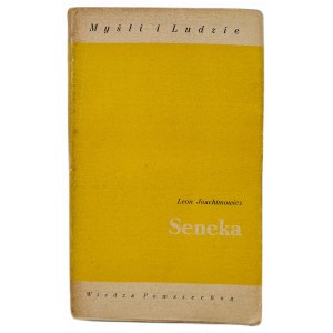 JOACHIMOWICZ Leon - SENEKA cykl Myśli i Ludzie, WYDANIE 1 z 1977 roku