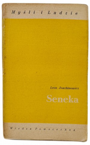 JOACHIMOWICZ Leon - SENEKA series of Thoughts and People, Edition 1 of 1977