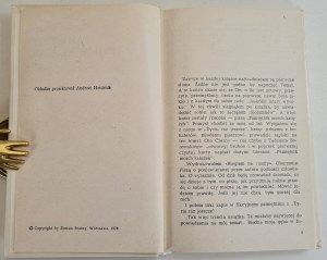BRATNY Roman - PAMIĘTNIK MOICH KSIĄŻEK WYDANIE I, Warsaw 1978