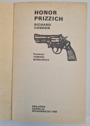 CONDON Richard - HONOR PRIZZICH