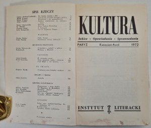 KULTURA magazine Sketches Stories Reports Paris No. 4 of 1972
