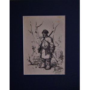 Artur BARTELS (1818-1885), Myśliwy, 1881
