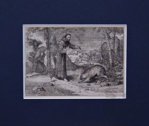 Adrian GŁĘBOCKI (1833-1905), Legenda o św. Franciszku, 1880