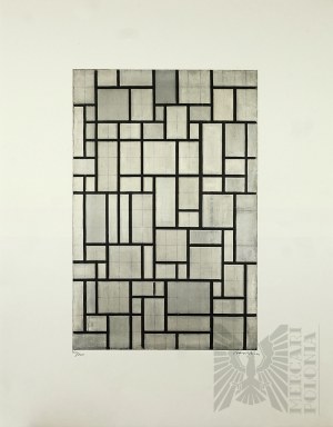 Piet MONDRIAN (1872-1944), Kompozycja z siatką 2 (1915)