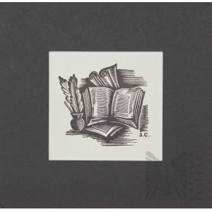 Stanisław OSTOJA-CHROSTOWSKI (1900-1944), Kącik bibliofila,1933