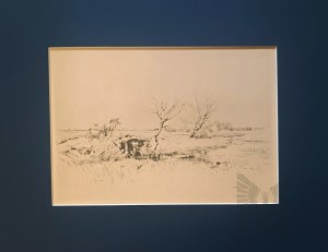 Józef PANKIEWICZ (1866-1940), Kanał Piński na Podlasiu, 1899