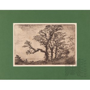 Józef PANKIEWICZ (1866-1940), Wybrzeże w Henfleur we Francji