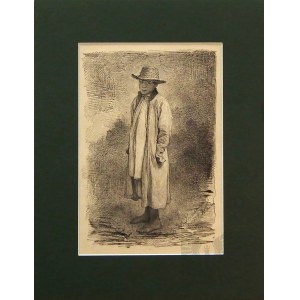 Witold PRUSZKOWSKI (1846-1896), Wiejski chłopak, 1884