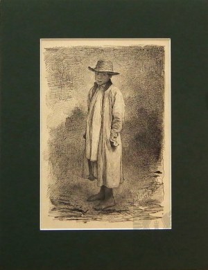 Witold PRUSZKOWSKI (1846-1896), Wiejski chłopak, 1884