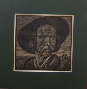 Władysław SKOCZYLAS (1883-1934), Głowa junaka, 1919, z cyklu: 