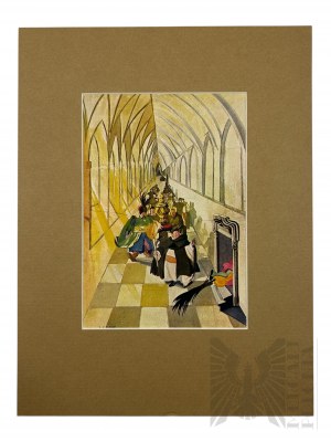 Zofia STRYJEŃSKA (1891-1976), Wygnanie czarownic z cyklu Monachomachia, 1921
