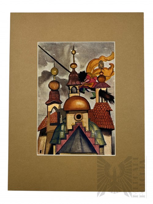 Zofia STRYJEŃSKA (1891-1976), Czarownica z cyklu Monachomachia, 1921