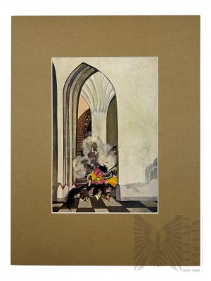 Zofia STRYJEŃSKA (1891-1976), Atak czarownicy z cyklu Monachomachia, 1921