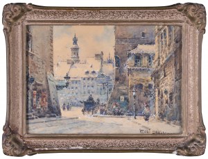 Władysław Chmieliński (1911-1979), Rynek Starego Miasta w Warszawie, przed 1939