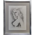 Mojżesz Kisling (1891-1953), Akt kobiecy z profilu, 1954