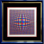 Victor Vasarely (1906-1997), Neptune 3 (Gold)