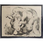 Pablo Picasso (1881-1973), Minotaur (Mitologiczna scena erotyczna), 1967
