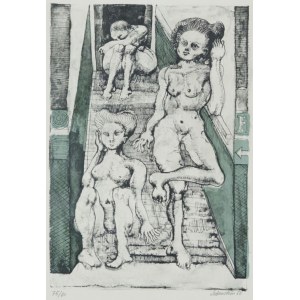 Jan Lebenstein (1930-1999), Attente (Oczekiwanie), 1966