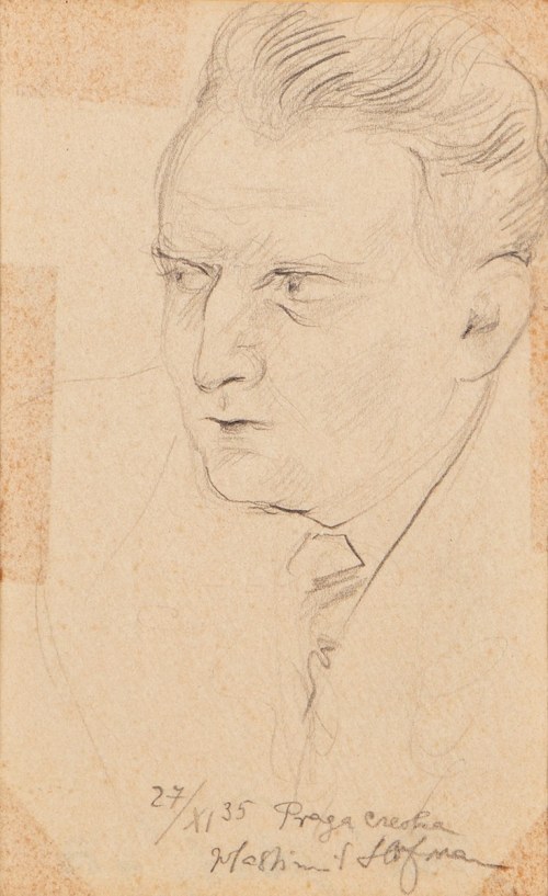 Wlastimil Hofman (1881-1970), Portret mężczyzny, 1935