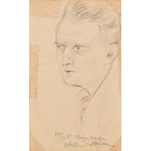 Wlastimil Hofman (1881-1970), Portret mężczyzny, 1935