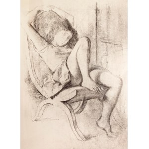 Balthus, Balthasar Kłossowski de Rola (1908-2001), Śpiąca dziewczyna, 1994