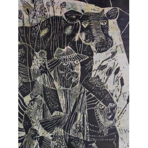 Stefan Suberlak (1930-1994), Na Jarmark, 1952