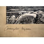 Mieczysław Wejman (1912-1997), Widok z sanatorium na Zakopane, 1954