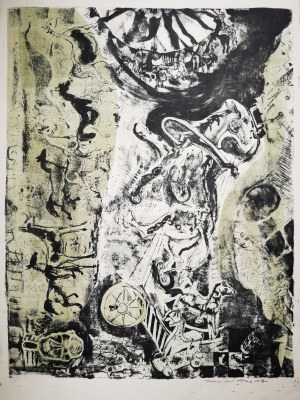 Konrad Srzednicki (1894-1993), Konie, koniki, 1959