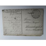 CARTOLINA POSTALE SUWAŁKI PRIGIONIERI RUSSI FERITI, ESERCITO, ANTEGUERRA 1916, FRANCOBOLLO