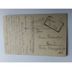 POSTCARD WARSAW WARSCHAU PRAGA BRIDGE, PRE-WAR 1916