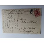 CARTOLINA SEGA BALTICA, RUSSIA, PILLAU, CASERMA, ANTEGUERRA, FRANCOBOLLO, TIMBRO, 1919
